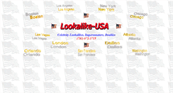 Desktop Screenshot of lookalikes-usa.com